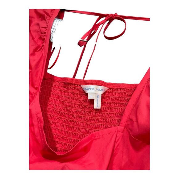 Draper James Women Large Puff Sleeve 100% Cotton - Picture 4 of 5